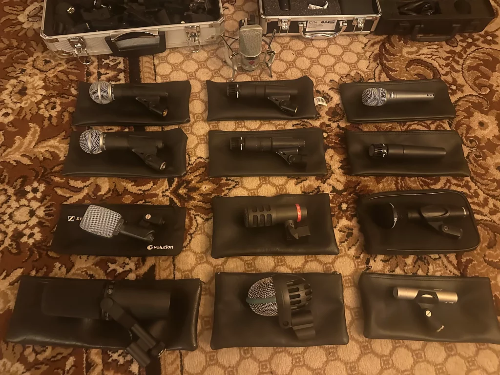 Micros Shure Sennheiser Neumann